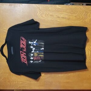 Goodie Two Sleeves Bon Jovi Black Short Sleeve Tee L